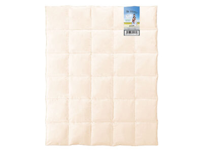 Cream goose down quilt 135x200 year-round 1.7kg (Mr. Pillow)