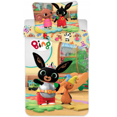 Хлопковое постельное белье 100x135 + 40x60 Бинг и Флоп