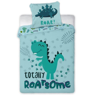 Хлопковое постельное белье 100x135 + 40x60 Динозавры