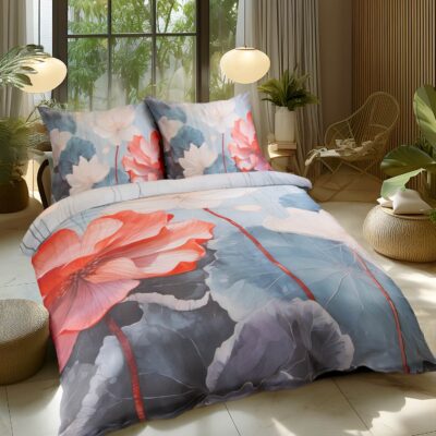 Cotton satin bedding 12406/160x200 SATYNLOVE PREMIUM