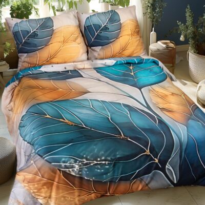 Cotton satin bedding 12411/160x200 SATYNLOVE PREMIUM