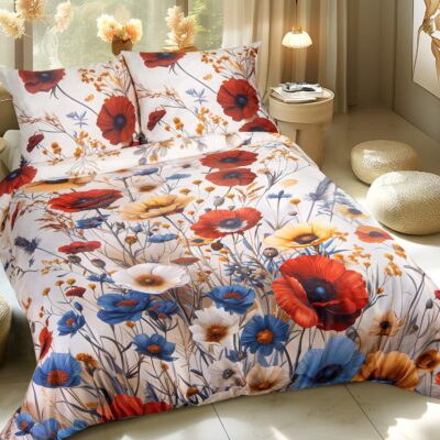 Cotton satin bedding 12412/180x200 SATYNLOVE PREMIUM