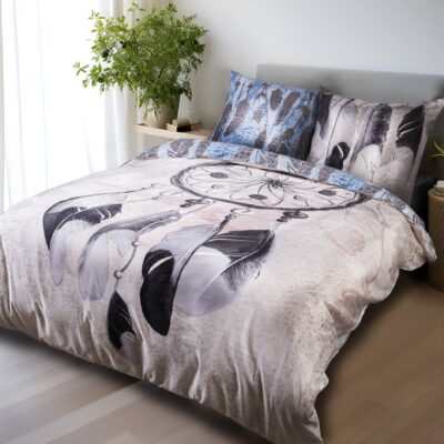 Cotton satin bedding 22406/140x200+1 sheet.70x80 PANEL