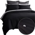 posciel-satyna-bawelniana-cizgili-black-160x200-ex