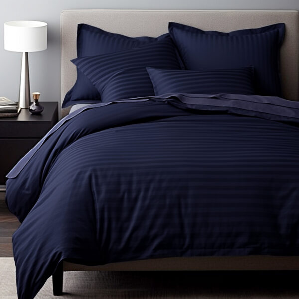 posciel-satyna-bawelniana-cizgili-navy-blue-160x20