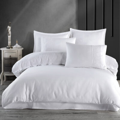 Cotton satin bedding with guipure(P) VALINOR 1/220x200 GUIPURE