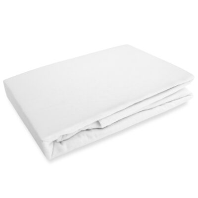 Flannel sheet WHITE/220x210