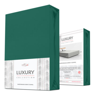 GREEN/GREEN jersey elastane sheet with elastic band/220x200x30