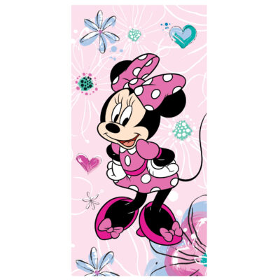 Cotton towel 70x140 Minnie Mouse pink