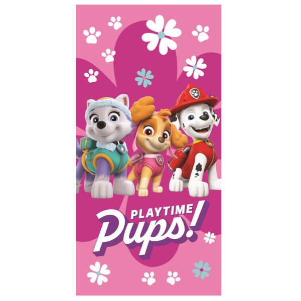 recznik-bawelniany-70x140-paw-patrol-trio-roz
