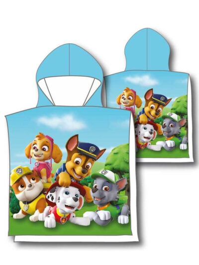 Cotton poncho towel with hood 50x115 Psi Patrol 159